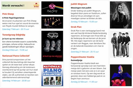 Verwacht in het theater