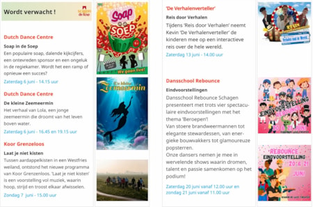 Verwacht in het theater